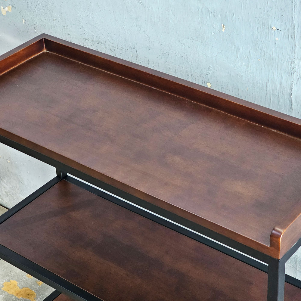 Kệ bếp di động 3 tầng 80x30x81cm gỗ cao su Kệ bếp di động 3 tầng 80x30x81cm gỗ cao su - hình 2