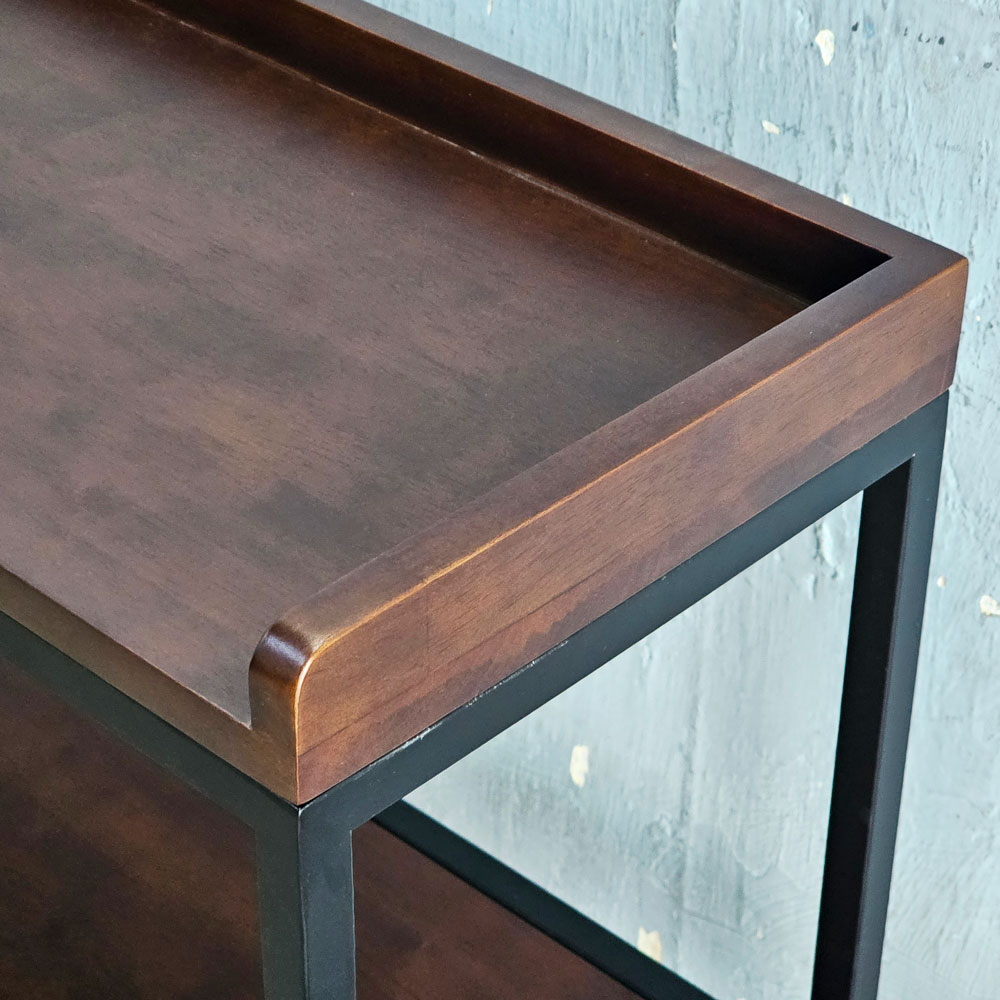 Kệ bếp di động 3 tầng 80x30x81cm gỗ cao su Kệ bếp di động 3 tầng 80x30x81cm gỗ cao su - hình 3