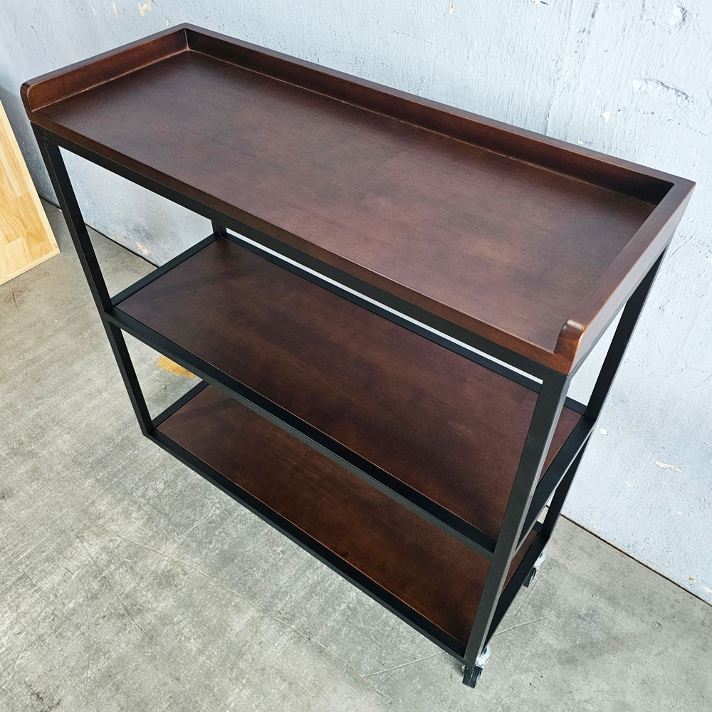 Kệ bếp di động 3 tầng 80x30x81cm gỗ cao su Kệ bếp di động 3 tầng 80x30x81cm gỗ cao su - hình 5