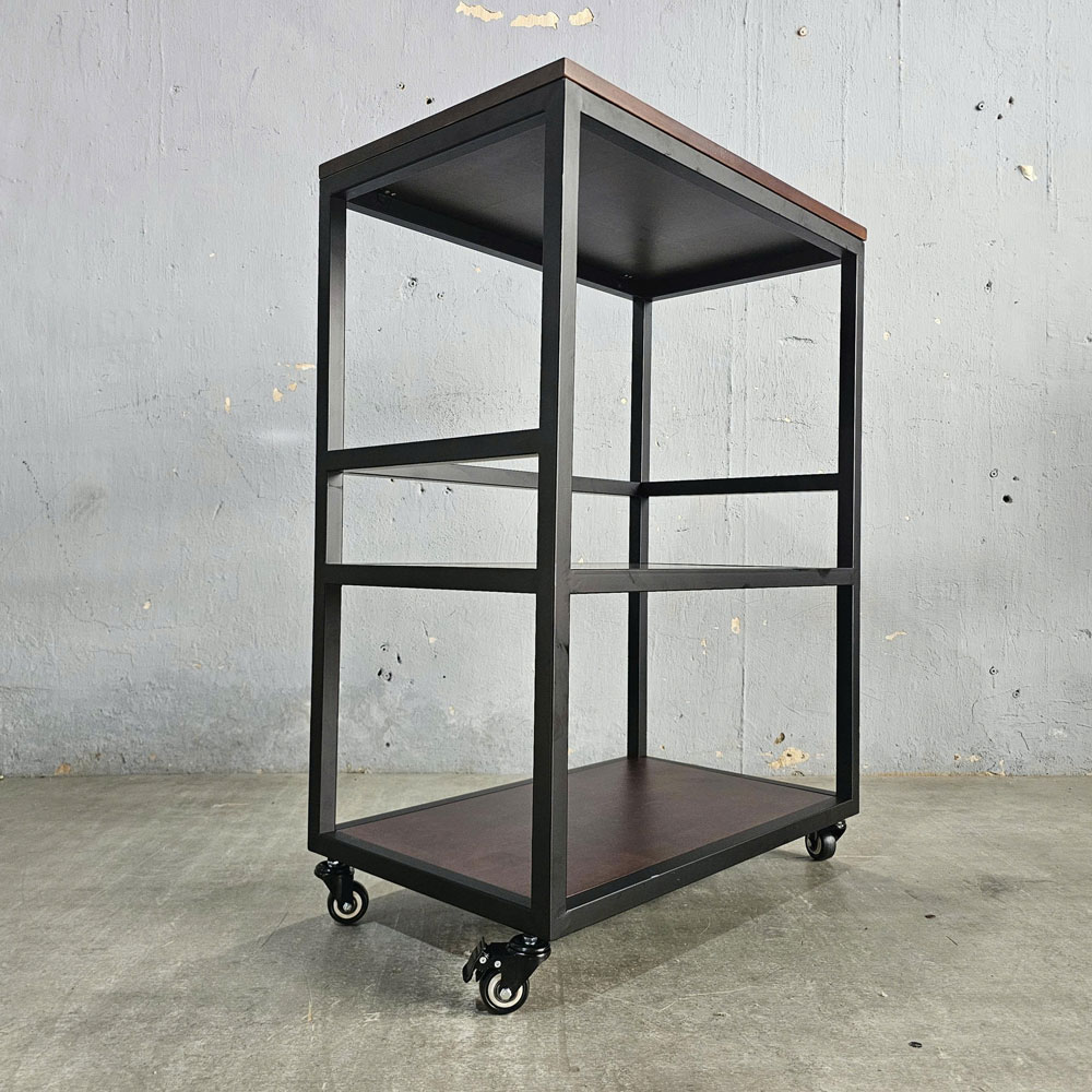 Kệ bếp di động 64x40x89cm mặt gỗ cao su Kệ bếp di động 64x40x89cm mặt gỗ cao su - hình 5