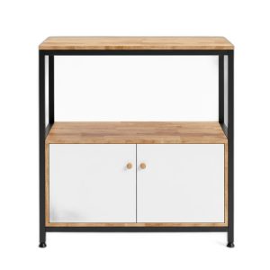 Kệ để lò vi sóng 90x40x90cm gỗ cao su