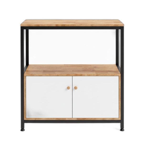 Kệ để lò vi sóng 90x40x90cm gỗ cao su