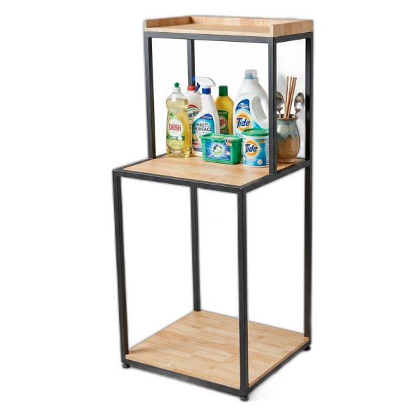 Kệ để máy rửa chén 66x60x150cm gỗ cao su