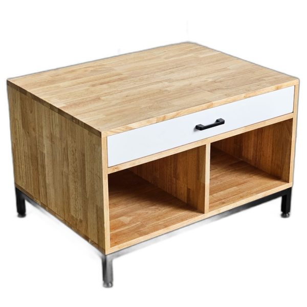 Kệ để máy rửa chén 80x60x50cm gỗ cao su