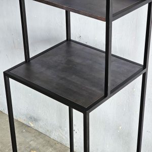 Kệ để tủ lạnh mini 54x50x175cm gỗ cao su - hình 1