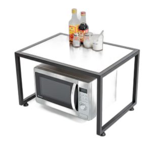 Kệ lò vi sóng gỗ cao su 56x40x33cm gỗ cao su
