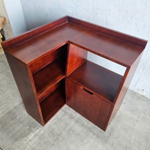 Kệ lò vi sóng góc tường 67x60x75cm gỗ cao su - hình 1