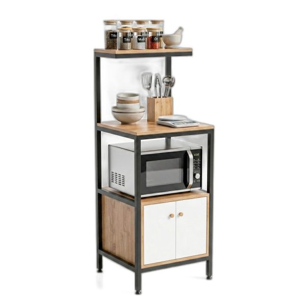 Kệ nhà bếp 50x45x130cm gỗ cao su