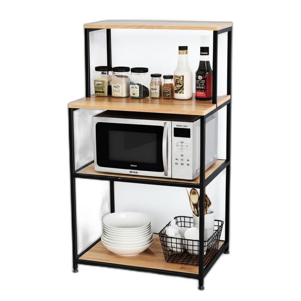 Kệ nhà bếp 65x50x120cm gỗ cao su