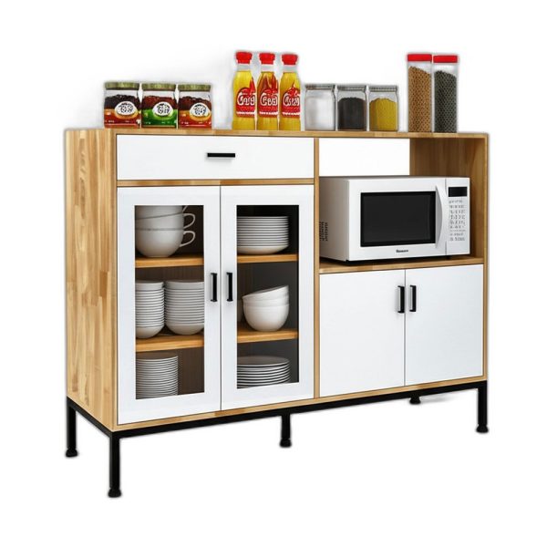 Kệ tủ bếp đa năng KALA 120x40x95cm gỗ cao su