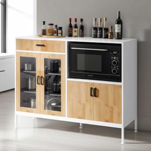 Kệ tủ bếp đa năng KALA 120x40x95cm gỗ cao su - hình 1