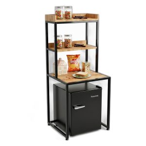 Kệ tủ lạnh AQUA 50L 54x50x120cm gỗ cao su