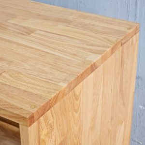 Kệ tủ lạnh phòng ăn 60x42x129cm gỗ cao su - hình 1