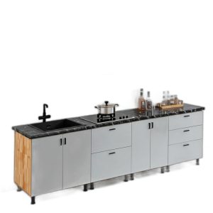 Module tủ bếp 2m6 gỗ tự nhiên chống ẩm