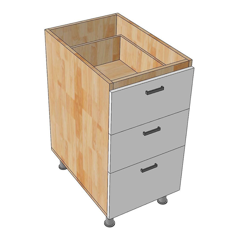 Module tủ bếp dưới 40cm hệ 3 ngăn kéo Module tủ bếp dưới 40cm hệ 3 ngăn kéo - hình 2