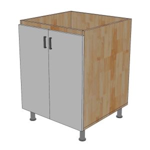Module tủ bếp dưới 60cm hệ cửa mở - hình 1