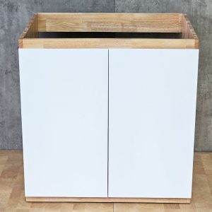 Module tủ bếp dưới để bồn rửa 80x59x82cngỗ cao su - hình 1