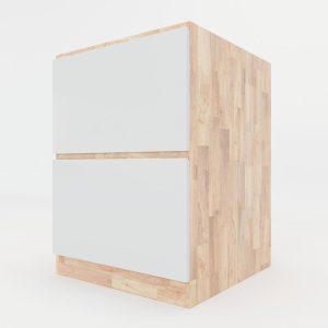 Module tủ bếp dưới hệ 2 ngăn kéo 60x58x82(cm) - hình 1