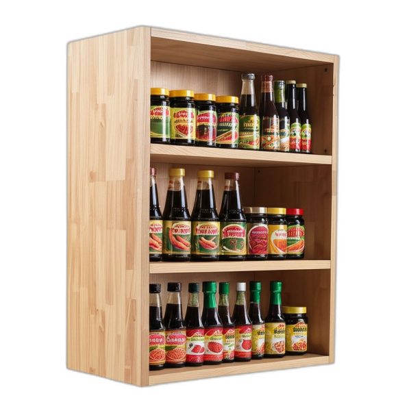 Module tủ bếp trên 40cm hệ 1 cửa mở