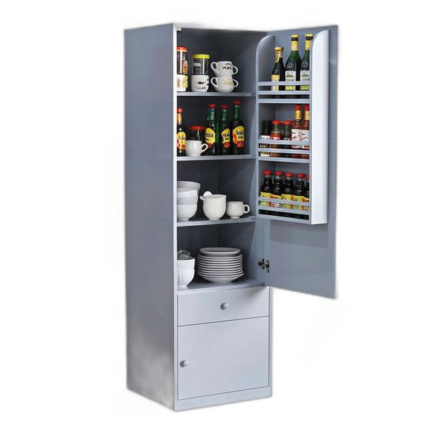 Tủ bếp 55x50x180cm gỗ cao su