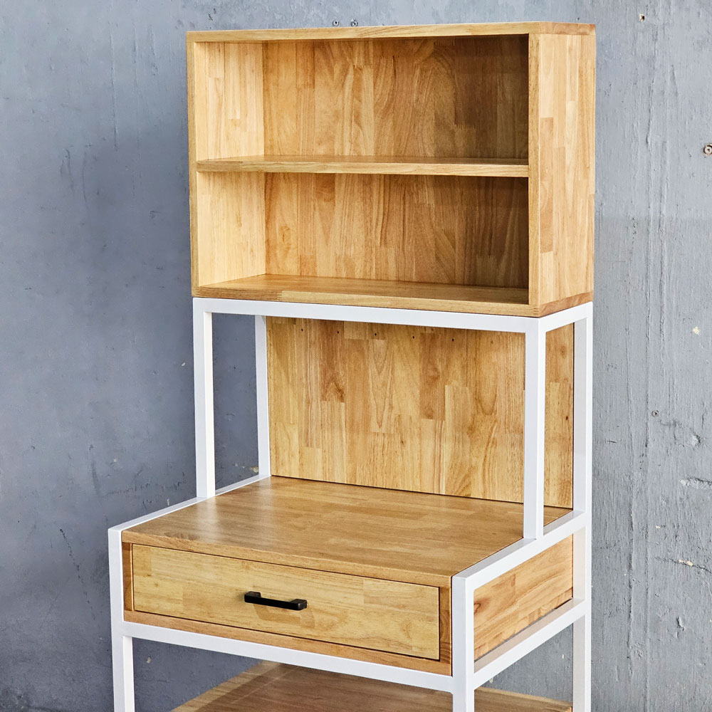 Tủ bếp đa năng 62x48x170cm gỗ cao su Tủ bếp đa năng 62x48x170cm gỗ cao su - hình 4