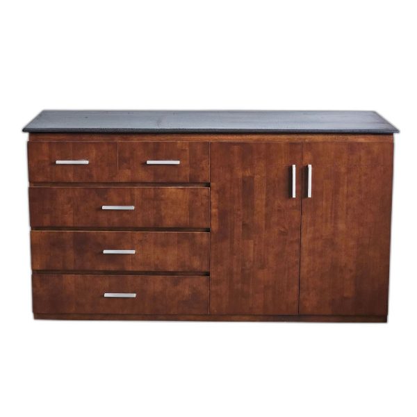 Tủ bếp dưới 160x60cm gỗ cao su