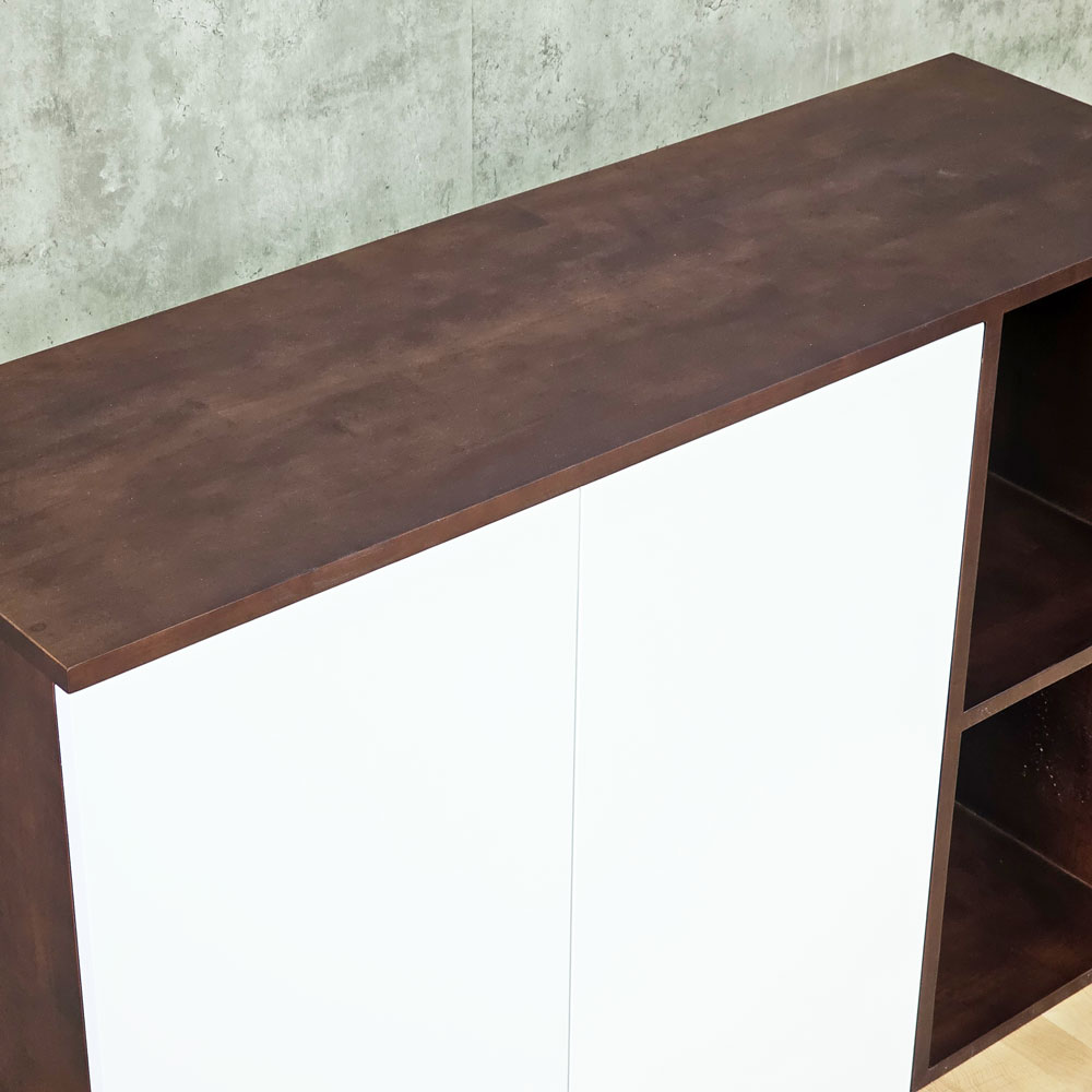 Tủ bếp treo tường 110x35x75cm gỗ cao su Tủ bếp treo tường 110x35x75cm gỗ cao su - hình 1