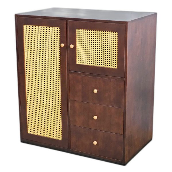 Tủ để đồ 100x60x110cm gỗ cao su