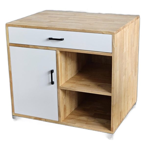 Tủ để máy rửa chén 80x60x75cm gỗ cao su