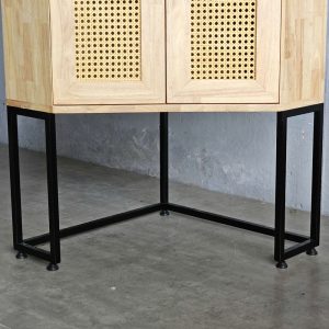 Tủ góc tường 60x60x120cm gỗ cao su - hình 1