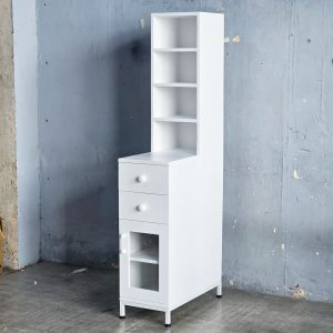 Tủ hông tủ lạnh 30x64x153cm gỗ cao su - hình 1