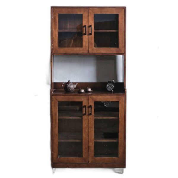 Tủ phòng ăn 80x40x172cm gỗ cao su
