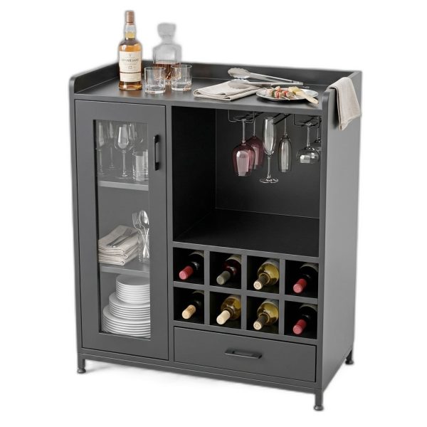 Tủ rượu 80x40x95cm gỗ cao su